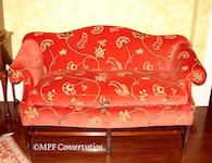 Chippendale Camelback Loveseat